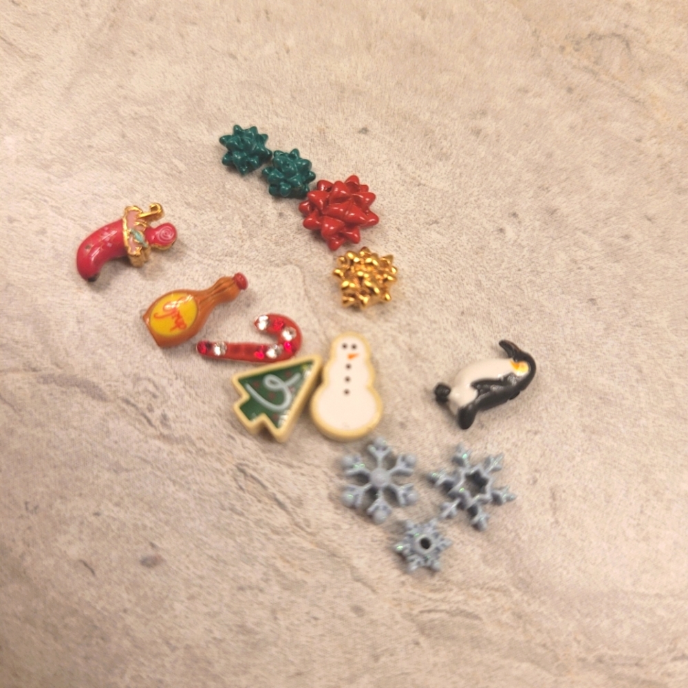 Origami owl Christmas charms